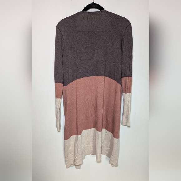 Doe & Ray 100% Angora Colorblock Duster Cardigan Sweater Women's Size S - Picture 5 of 6